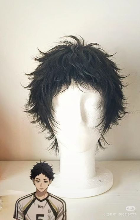 Male Wig Hairstyles, Male Oc Hair Ideas, Hair Ideas For Ocs, Hair Styles Reference, British Hairstyles, Short Male Hair, Boy Wigs, Male Hairstyles Short, Vkei Hair