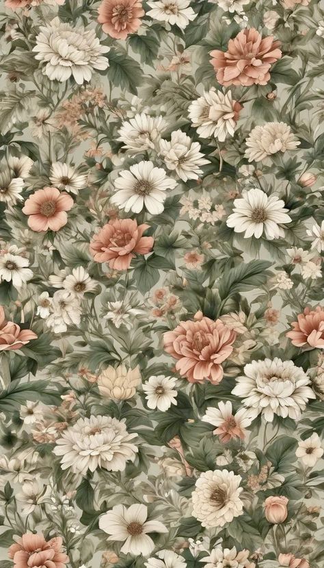 Brown Floral Wallpaper, Farm Wallpaper, Electronics Wallpaper, Vintage Floral Backgrounds, Ceramic Tile Art, Vintage Floral Wallpapers, Vintage Flowers Wallpaper, Flowery Wallpaper, Printable Pictures