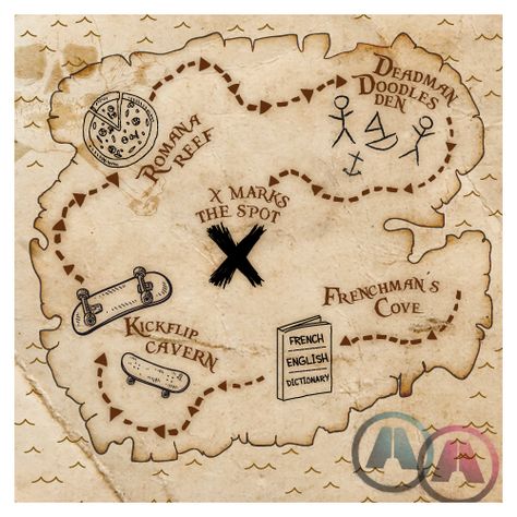 Marks the spot... X Marks The Spot, Treasure Map Aesthetic, X Marks The Spot Map, Treasure Map Wallpaper, Real Treasure Maps, Dragons Of Stormwreck Isle Map, Treasure Maps, Dead Man, Vintage World Maps