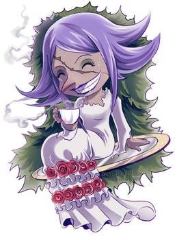 Brulee - One Piece Chibi by Daisy-Flauriossa Brulee One Piece, Charlotte Brulee, One Piece Chibi, Marco The Phoenix, Charlotte Family, Big Mom Pirates, Big Mom, One Piece Meme, One Piece Fanart