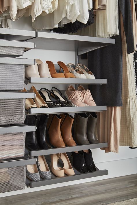 Closet Makeovers, No Closet Solutions, Open Closet, Coat Closet, Store Interiors, Small Closet Organization, Dream Closets, Perfect Closet, Small Closet