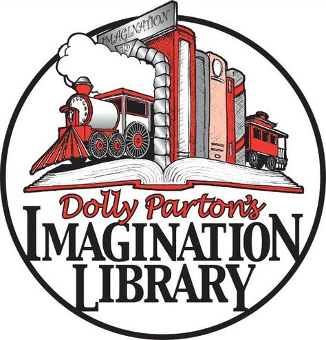 Dolly Parton’s Imagination Library Imagination Library, Dolly Parton Imagination Library, Library Logo, Early Childhood Literacy, Free Kids Books, Money Saving Mom, United Way, Library Programs, Parent Resources