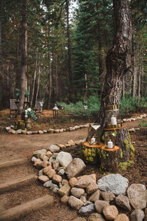 Backyard Forest Landscape, Creek Backyard, Woodland Trail, Green Adventure, Cozy Garden, Prayer Garden, Diy Farmhouse Style, Garden Decor Diy, Backyard Landscape