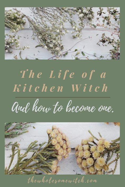 What Is A Kitchen Witch, Kitchen Witch Fashion, How To Be A Kitchen Witch, Green Witch Kitchen Aesthetic, Witch Kitchen Ideas, Kitchen Witch Aesthetic Outfit, Witchy Homestead, Witchy Kitchen Ideas, Herb Spells