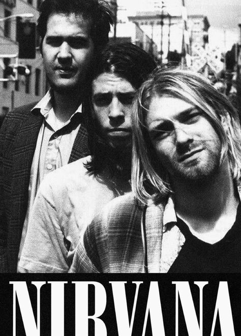 Nirvana Aesthetic, Nirvana Wallpaper, Nirvana Poster, Queen Poster, Nirvana Kurt Cobain, Nirvana Kurt, Art Deco Posters, Music Posters, Rock Posters