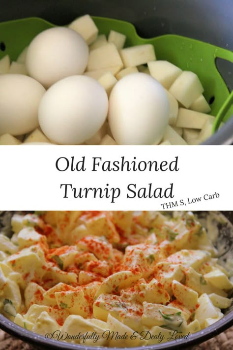 Thm Salads, Turnip Salad, Keto Supper, Turnip Recipes, Paleo Sides, Keto Salads, Paleo Salads, Root Veggies, Veggie Tales