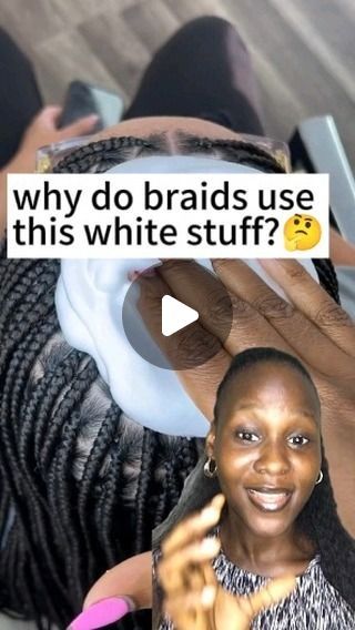 Unyime Sampson on Instagram: "WHY DO BRAIDS USE THIS WHITE STUFF 🤔? Video credits: Nas_Thestylist #Hairmousse #hairfoammousse #hair #shineandjamproducts #shineandjammagicfingers" Braid Mousse, Natural Hair Moisturizer, Styling Mousse, Hair Mousse, Video Credits, Hair Fashion, White Stuff, Goddess Braids, April 25