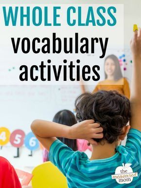 Hurray - vocabulary activities that aren't boring! These whole class vocabulary activities are great for elementary learners through fifth grade and beyond. #vocabulary #thirdgrade #fourthgrade #fifthgrade Kindergarten Vocabulary Activities, Vocabulary Activities Elementary, Vocab Activities, Kindergarten Vocabulary, Work Vocabulary, Reading In Kindergarten, Vocabulary Ideas, School Vocabulary, Education Printables