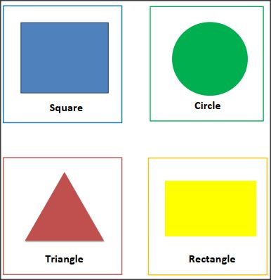 SHAPES FLASH CARDS with Colors-Square, Circle, Triangle, Rectangle for kindergarten Shape Games For Kids, Star Smiley Face, Worksheet For Nursery Class, Square Circle Triangle, Preschool Shapes, Teacher Data, Circle Square Triangle, Shape Ideas, Printable Circles