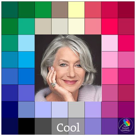 Color analysis COOL - #Coolcolors #coolcoloranalysis https://www.style-yourself-confident.com/color-analysis-cool.html Cool Winter Color Palette Outfits, Deep Winter Palette Outfits, Color Analysis Winter, True Winter Color Palette, Grey Hair And Makeup, Wardrobe Colors, Cool Summer Palette, Cool Winter Color Palette, Deep Winter Palette