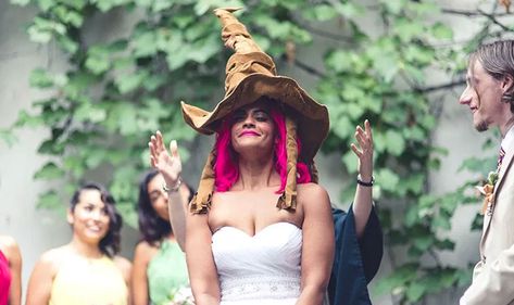 30 Traditional and Unique Unity Ceremony Ideas | Shutterfly Sorting Hat Ceremony, Unique Unity Ceremony Ideas, Harry Potter Wedding Ideas, Unity Ceremony Ideas, Harry Potter Sorting, Harry Potter Sorting Hat, Harry Potter Wedding Theme, Queenstown Wedding, Crazy Wedding