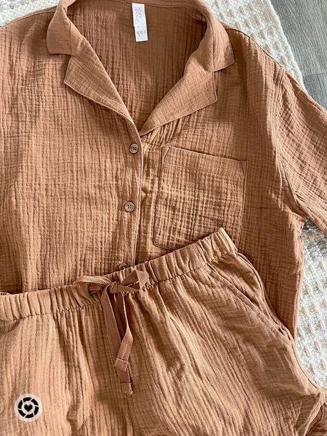 Neutral Pajamas, Birthday Pajama Party, Jamaica Vacation Outfits, Boho Pajamas, At Home Clothes, Spring Pajamas, Fall 2023 Fashion Trends, Cute Pajama, Post Partum Outfits