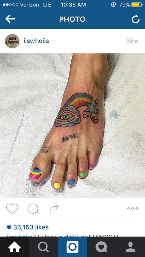 Kesha😍😍😍✨✨ Kesha Tattoo, Kesha Rose, Nail It, Get Glam, Nail Services, Best Nail Art, Kesha, Best Nail, Beautiful Rainbow