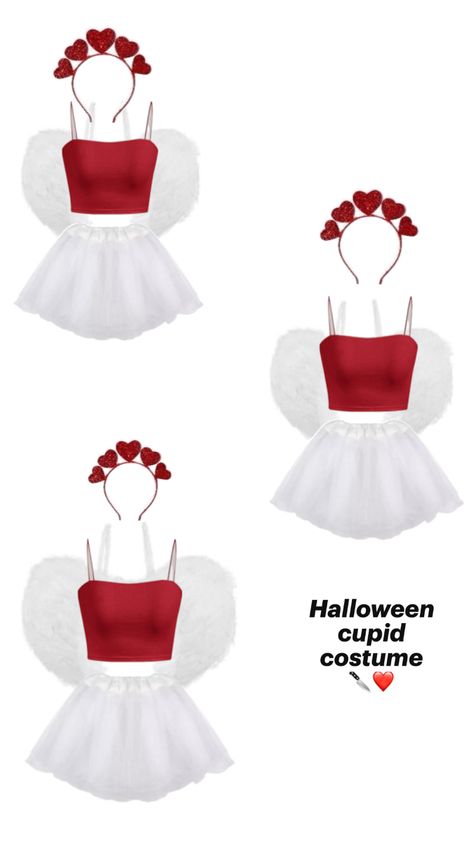 cupid Cupid Costume, Matching Halloween Costumes, Matching Halloween, Halloween Costume Outfits, Halloween Inspo, Fantasias Halloween, Halloween Outfits, Simple Outfits, Halloween Costume