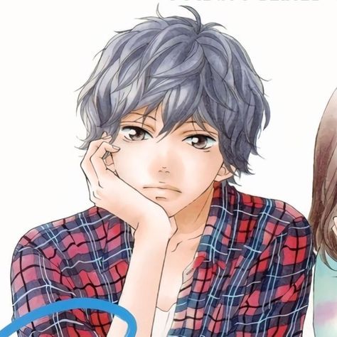 Ao Haru Ride Kou, Pfp Wallpapers, Futaba Y Kou, Haru Ride, Blue Springs Ride, Blue Emoji, Ao Haru, Fictional Men, Real Anime