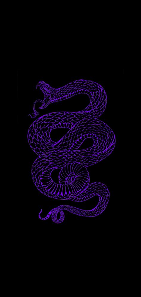 Purple Snake Aesthetic Wallpaper, Purple Snake Aesthetic, Snake Lockscreen, Snake Wallpaper Aesthetic, Evil Prevails, Snake Clothing, Neon Coffee, Cute Backrounds, Purple Corn