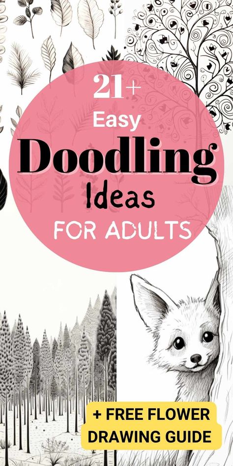 Get inspired with our list of 21+ Doodling Ideas! Whether you're a beginner or an expert, our list offers easy and cute doodling ideas for both kids and adults. From drawing cute animals and patterns to creating inspiring quotes and lettering, these doodling ideas are perfect for relaxing and unleashing your creativity. How To Draw Whimsical Animals, How To Draw Paw Prints, Whimsical Animal Drawings, Fun Drawings Creative, Whimsical Animal Art, Cute Images To Draw, Easy Doodling, Beautiful Doodles, Whimsical Art Drawings