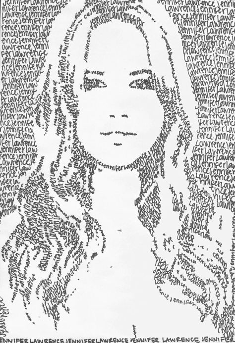 pencil drawing word portraits | Tumblr Typography Portrait Typography Art Pencil Art Drawings Art Word Portraits, Word Portrait, Word Art Drawings, Typography Portrait, Typographic Portrait, Text Portrait, Typography Drawing, Word Drawings, Stippling Art