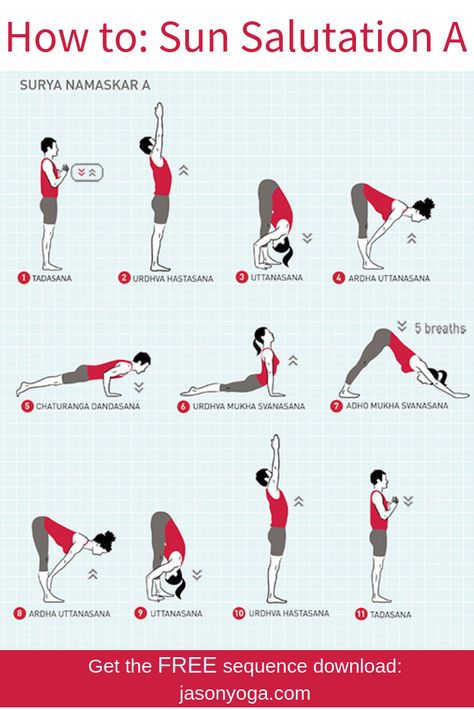 Sun Salutation A, Sun Salutation Sequence, Yoga Sun Salutation, Surya Namaskara, Yoga Nature, Sun Salutations, Surya Namaskar, Yoga Beginners, Deep Breathing