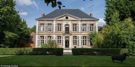 The 18th-century French chateau hits the market for an astounding £390,000 | Daily Mail Online French Chateau Exterior, Chateau Exterior, French Country Manor, Chateau De Gudanes, Minecraft World Ideas, Countryside Homes, Luxurious Mansions, Classical Home, House In France