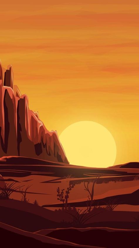 Desert Background Drawing, Desert Painting Acrylic Easy, Sky Drawings, Desert Sunset Painting, Escudo Paw Patrol, Southwest Artwork, Night Sky Drawing, Sunset Painting Easy, Sunrise Drawing