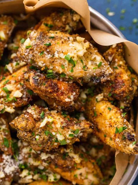 Labor Day Appetizers, Chicken Wings Air Fryer, Wings Air Fryer, Crispy Air Fryer Chicken Wings, Smoked Salmon Spread, Crispy Air Fryer Chicken, Salmon Spread, Caramel Apple Bars, Chocolate Dipping Sauce