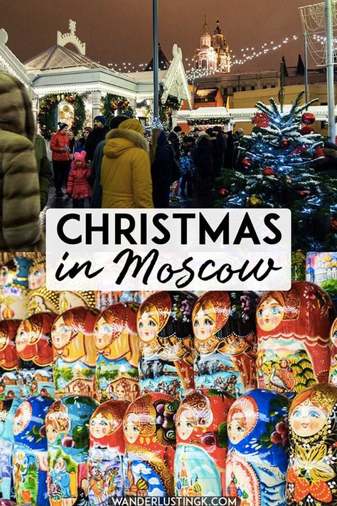 Russian Christmas Traditions, Christmas In Moscow, Mosca Russia, Winter Markets, Salem Saberhagen, Russian Heritage, Christmas Travel Destinations, Heritage Recipes, Autumn School