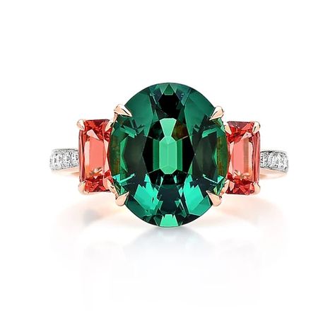 Gemstone Engagement Rings | Buy Unique Designer Rings– translation missing: en.general.meta.page– Paolo Costagli Black Diamond Solitaire Ring, Malaya Garnet, Unique Ring Designs, Black Diamond Solitaire, Beautiful Baubles, Award Winning Jewelry, Green Tourmaline Ring, Designer Rings, Green Garnet