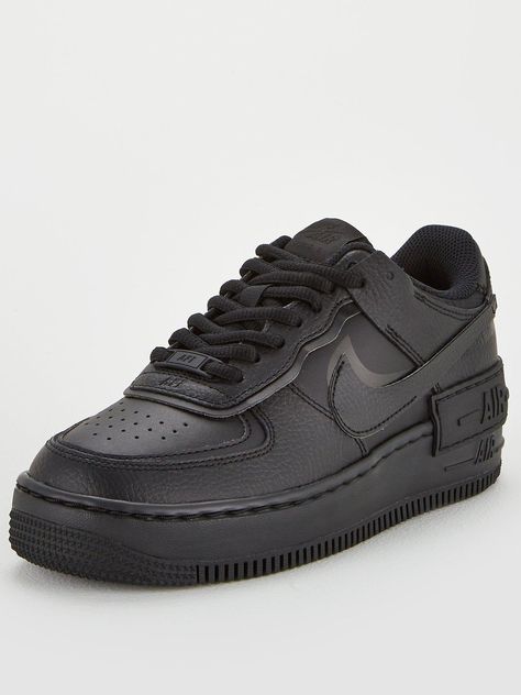 Nike Af1 Shadow - Black Nike Af1 Shadow, Latest Nike Shoes, Nike Products, Nike Air Force 1 Shadow, Vintage Nike Sweatshirt, Buy Sneakers, Nike Shoes Air Force, Air Force 1 Shadow, White Nike Shoes