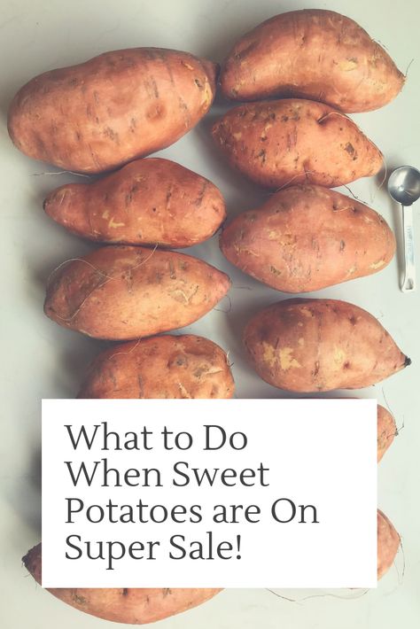 What to Do When Sweet Potatoes are On Sale {Step by Step Photos!} – Recipes, Printable Coupons | $5 Dinners™ Sweet Potato Freezing, How To Freeze Sweet Potatoes, Preserving Sweet Potatoes, Freezing Sweet Potatoes, Freezer Veggies, Bake A Sweet Potato, Freeze Vegetables, Individual Meals, Best Baked Sweet Potato