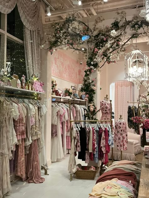 Love Shack Fancy Store, Fancy Store, Dream House Aesthetic, Coquette Clothing, Fancy Bedroom, Dreamy Decor, Dream Bedroom Inspiration, Boutique Inspiration, Love Shack Fancy