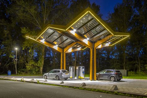 Solar Charging Station, Electric Station, Electric Charging Stations, Car Charging Stations, Car Station, Logo Game, Electric Car Charging, Sustainable Transport, Ev Charging Stations