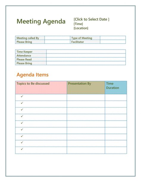 Sample of editable 46 effective meeting agenda templates ᐅ templatelab create a meeting agenda template doc. Create a meeting agenda template, When running meetings, it's best to have a meeting agenda template. This is a guide to really have a productive and ... Team Meeting Agenda, Conference Agenda, Event Agenda, Effective Meetings, Weekly Meeting, Office Templates, Meeting Agenda Template, Meeting Agenda, Staff Meetings