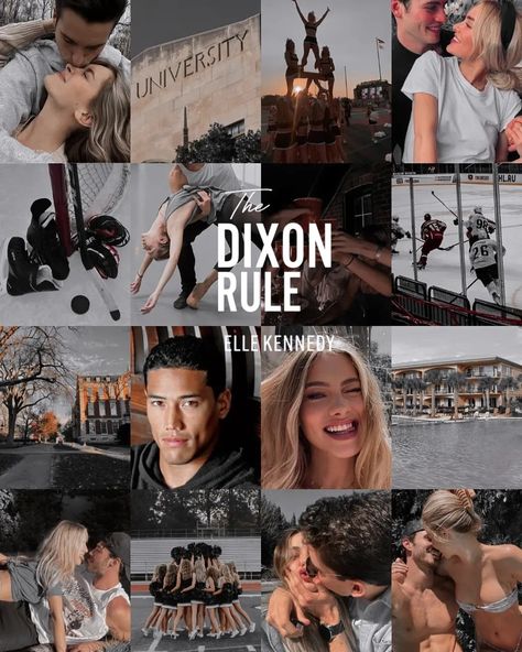 The Dixon Rule Aesthetic, Shane And Diana, Dixon Rule Book, The Dixon Rule, College Books, Book Hangover, Romance Series Books, Dark Books, Collage Book