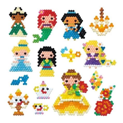 Aquabeads Templates, Lego Disney Princess, Beading For Kids, Aqua Beads, Water Beads, Construction Toys, Bead Kits, Craft Set, Toy Craft