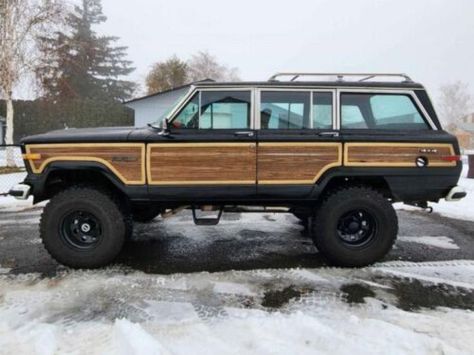 1989 Jeep Grand Wagoneer Jeep Grand Wagoneer Lifted, 1989 Jeep Grand Wagoneer, Vintage Jeep Wagoneer, Jeep Grand Wagoneer, Jeep Mods, Grand Wagoneer, Vintage Jeep, Hummer Cars, Van Color