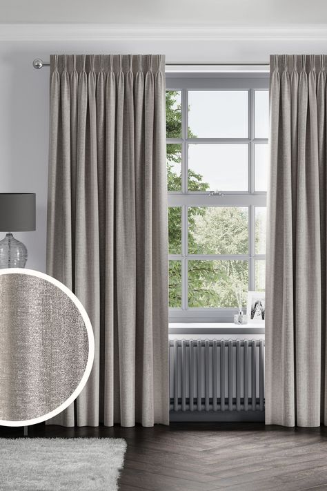 Curtains For A Grey Living Room, Curtains For Grey Bedroom, Grey Living Room Curtain Ideas, Grey Living Room Curtains, Silver Grey Curtains, Grey Curtains Bedroom, Grey Curtains Living Room, Silver Color Palette, Silver Curtains