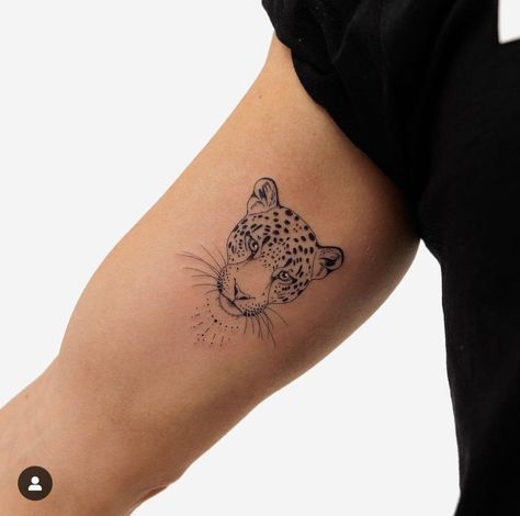 Mini Leopard Tattoo, Dainty Cheetah Tattoo, Chetta Tattoo, Small Cheetah Tattoo For Women, Feline Tattoos For Women, Fine Line Leopard Tattoo, Leapord Tattoo Women, Mini Tiger Tattoo, Cheetah Face Tattoo