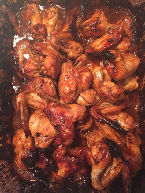 3-Ingredient Baked BBQ Chicken Wings Recipe | Allrecipes Baked Chicken With Bbq Sauce, Bbq Wings In Oven, Bbq Chicken Wings In The Oven, Bbq Chicken Wings In The Oven Crispy, Easy Bbq Wings In Oven, Oven Baked Bbq Chicken Wings, Barbecue Chicken Wings In Oven, Oven Bbq Chicken Wings, Baked Barbeque Chicken Wings