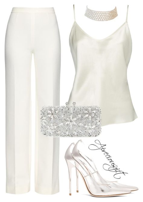 White Fancy Outfit, White Elegant Outfit, Luxurious Outfits, Luxury Outfit, Glam Outfit, Fancy Outfits, White Outfits, Teen Fashion Outfits, Polyvore Outfits