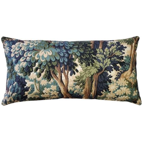 Pillow Decor Somerset Woods by Day Throw Pillow 12x24, Complete with Polyfill Pillow Insert - On Sale - Bed Bath & Beyond - 35358507 Fancy Pillows, Secret Furniture, French Pillows, Decor Cushions, Spring Pillows, Tapestry Pillow, Sofa Ideas, Thousand Oaks, Fall Pillows