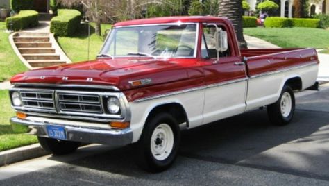 72 Ford F-100 Old Ford Truck, Future Trucks, White Truck, Classic Ford Trucks, Old Ford Trucks, Classic Pickup Trucks, Ford Pickup Trucks, Classic Truck, Old Fords