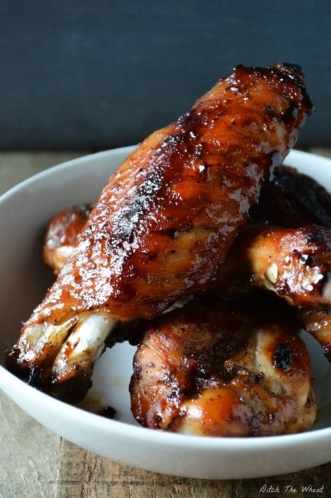 Teriyaki Turkey Wings ...use preferred sweetener...you can use this on chicken wings Bake Turkey Wings Recipe, Teriyaki Turkey, Smoked Lamb, Baked Turkey Wings, Fried Turkey, Turkey Wings, Healthy Turkey, Baked Turkey, Turkey Dishes