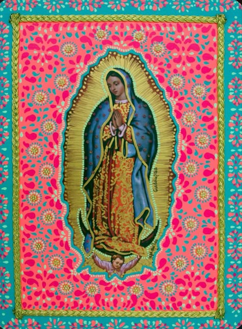 Light Spirit, Virgin Mary Art, Mexican Culture Art, Life Energy, The Virgin Mary, Religious Icons, Mexican Culture, Catholic Art, Mexican Art