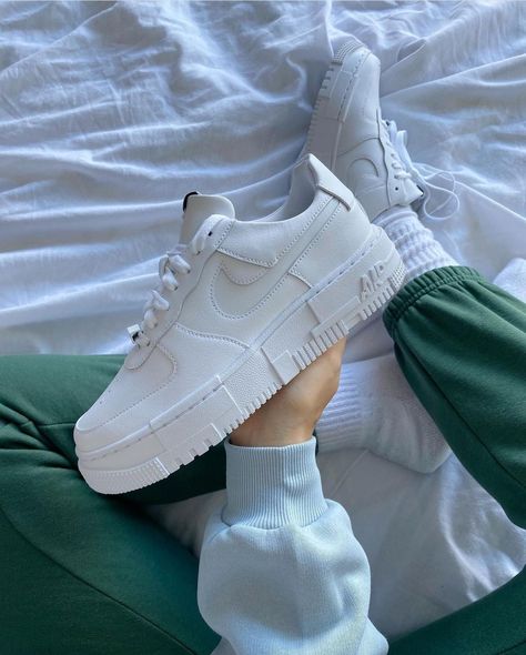 Air Force Platform, All White Air Forces, Nike Air Force 1 Shadow, Air Force 1 Shadow, New Nike Air Force, Cheap Nikes, New Nike Air, Puma Platform Sneakers, Online Sale