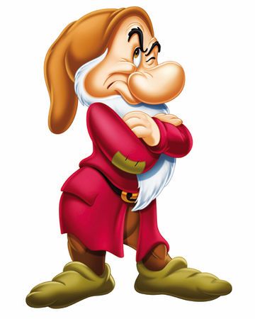 Grumpy Man, Snow White Birthday, Sette Nani, 7 Dwarfs, Disney Cartoon Characters, Magical Creature, Snow White And The Seven Dwarfs, The Seven Dwarfs, Favorite Cartoon Character