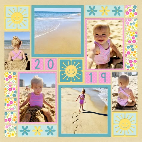 Scrapbook Baby Book Ideas, Summer Scrapbook Ideas, Jodi Benson, Summer Scrapbook Layouts, Scrapbook Themes, Beach Scrapbook Layouts, Boy Scrapbook Layouts, Cruise Scrapbook, Baby Scrapbook Album