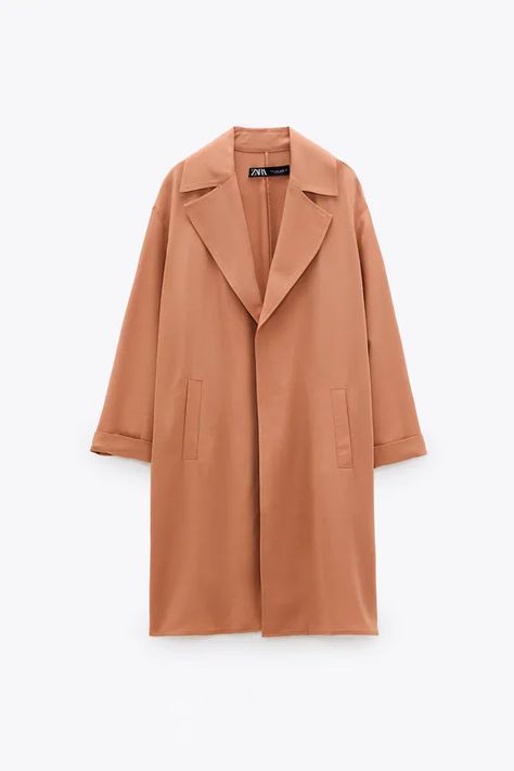 Flowy Trench Coat, Zara Trench Coat, Zara Outlet, Violeta By Mango, Zara New, Zara Shorts, Cropped Vest, Anime Dress, Leather Sandals Flat