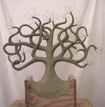 Tree sculpture - inspiration Bed Heater, Plasticine Clay, Pottery Molds, Buttermilk Falls, Coil Pottery, Stone Sculptures, Air Dry Clay Projects, Sculptures Céramiques, Water Bed