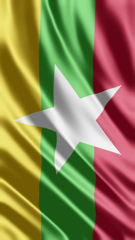 Waving Flag of myanmar Waving Flag Free Video Flag Of Myanmar, Myanmar Flag, Waving Flag, Free Stock Video, Free Videos, Myanmar, Stock Footage, Stock Video, Country Flags